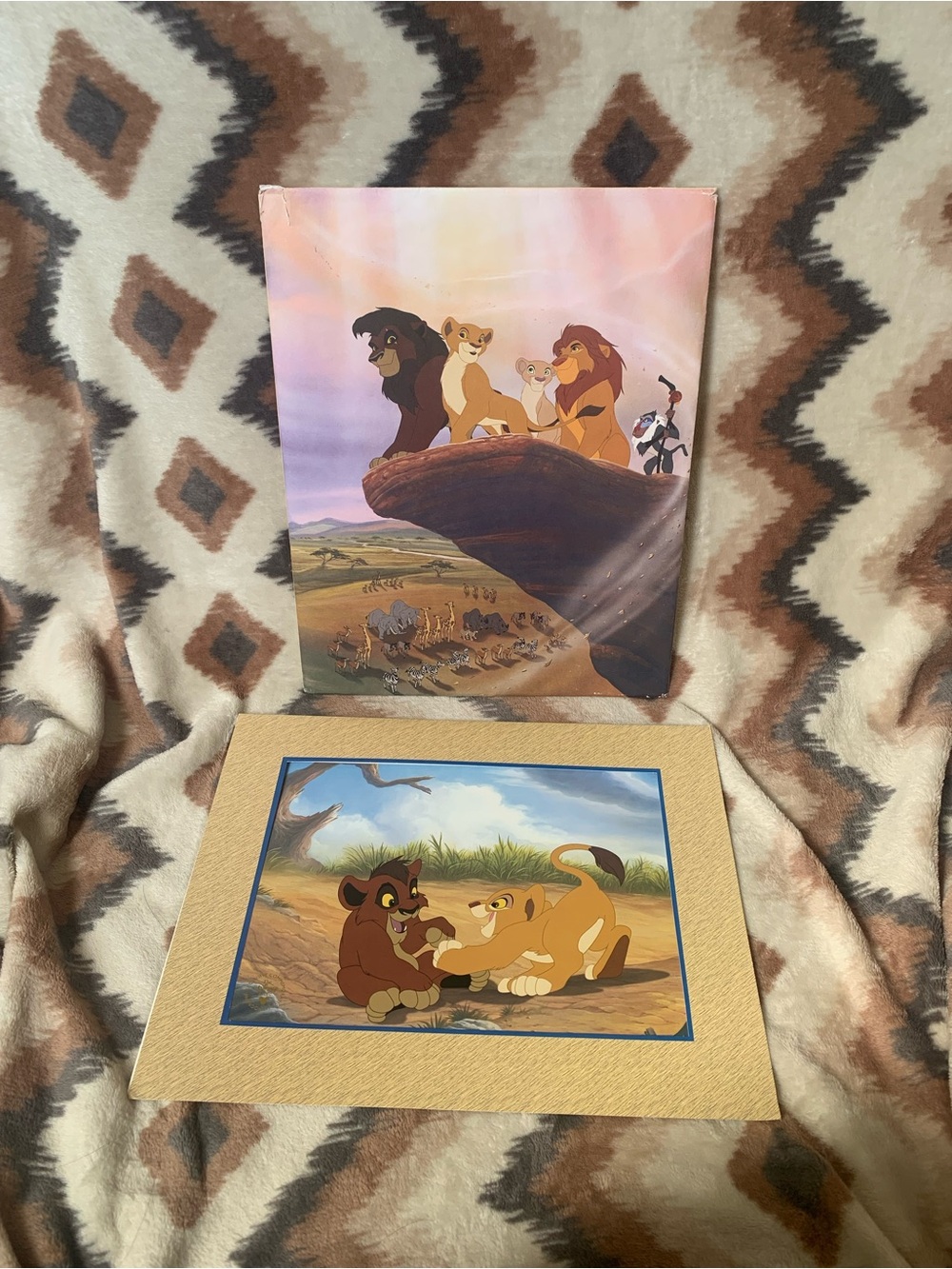 1998 Lion King 2 Disney Store Gold Seal Lithograph w/Envelope 14 x 11